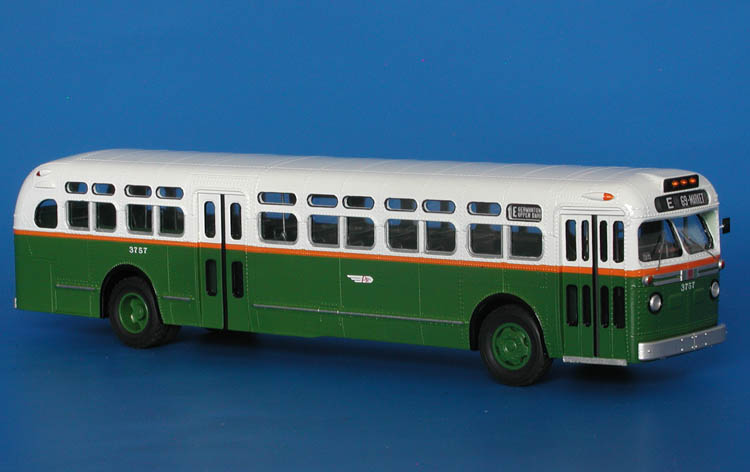 1956/57 GM TDH-5105 (Philadelphia Transportation Co . 3500-3850 series).